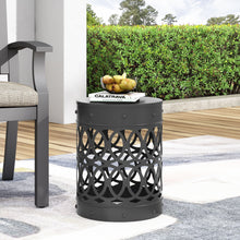 Load image into Gallery viewer, Outdoor Metal Large End Table, Modern Design

