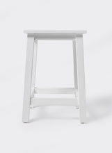 Load image into Gallery viewer, Solid Wood Backless Bar Chair - White
