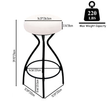 Load image into Gallery viewer, Modern Backless Bar Stools For Kitchen Island (Set of 2)
