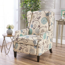 Load image into Gallery viewer, Westeros Wing Back Fabric Upholstered Recliner
