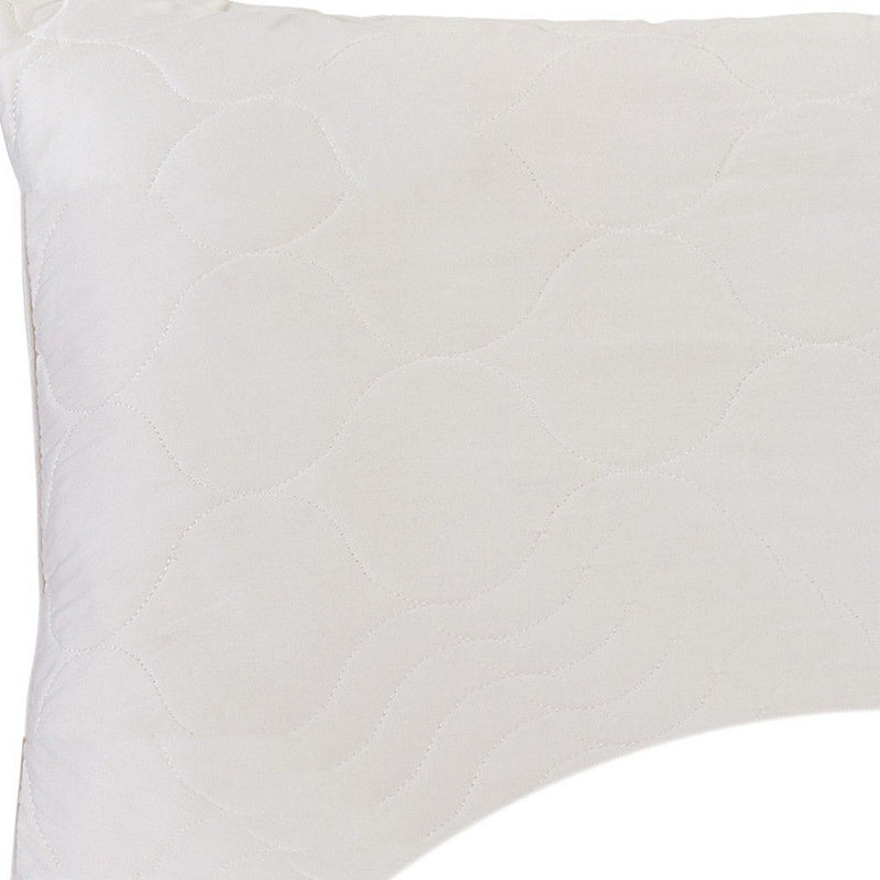 Cotton Wool Hypoallergenic Ergonomic Bed Pillow - Queen