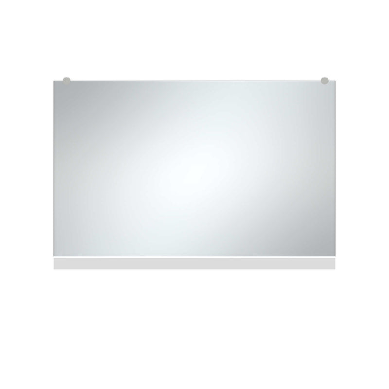 47" Metal Leaning Framed Full Length Hanging Mirror - Black