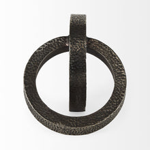 Load image into Gallery viewer, Two Ring Hammered Sculpture - Gray
