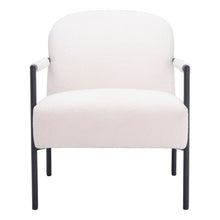 Load image into Gallery viewer, Sherpa Arm Chair - Ivory And Black
