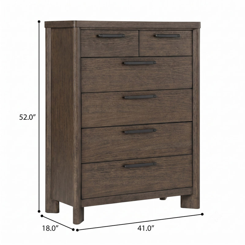 6 Drawer Chest With Top Drawers