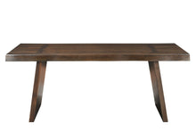 Load image into Gallery viewer, 75" Solid Wood Live Edge Dining Table - Dark Brown
