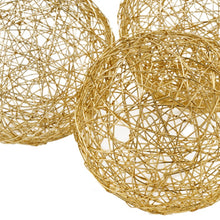 Load image into Gallery viewer, Decorative Orbs (Set of 3) - Gold
