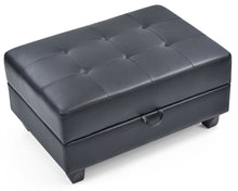 Load image into Gallery viewer, Stylish Storage Contemporary Ottoman
