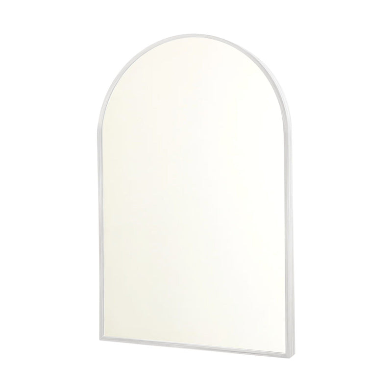 36" Arch Framed Accent Mirror - Silver