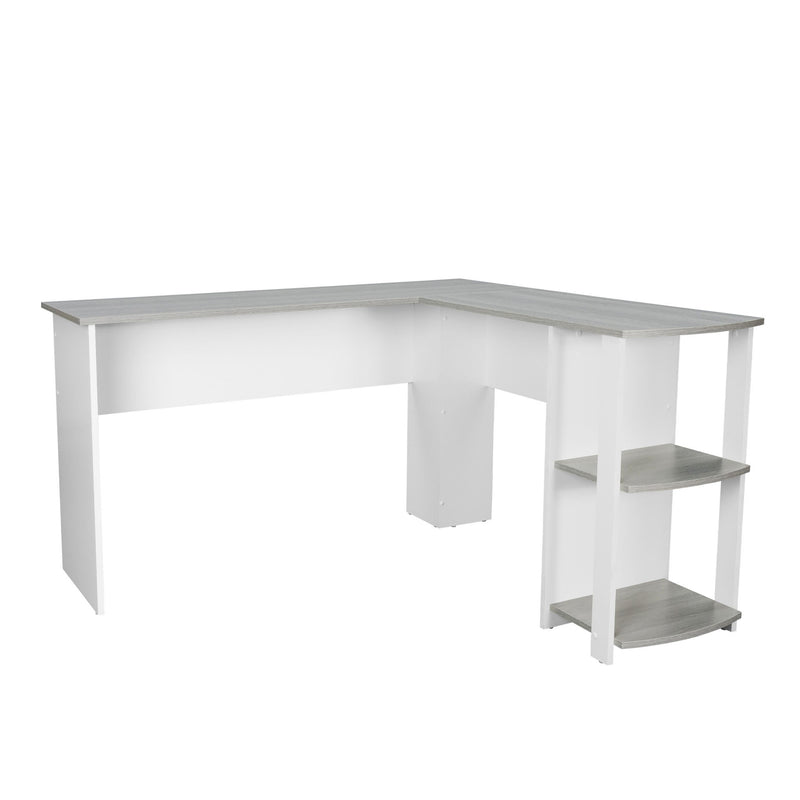 L Shape Computer Desk - Gray
