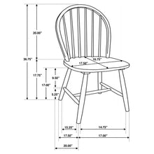 Load image into Gallery viewer, Spindle - Back Side Chairs (Set of 4) - Natural
