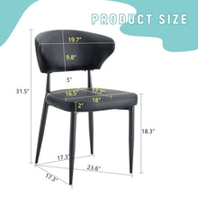 Load image into Gallery viewer, Minimalist Ergonomic Dining Chair With Curved Backres (Set of 4)
