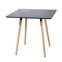 Load image into Gallery viewer, 32" Wood Square Dining Table - Black
