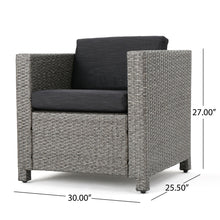 Load image into Gallery viewer, Stylish Outdoor Club Chair With Weather Resistant Cushions
