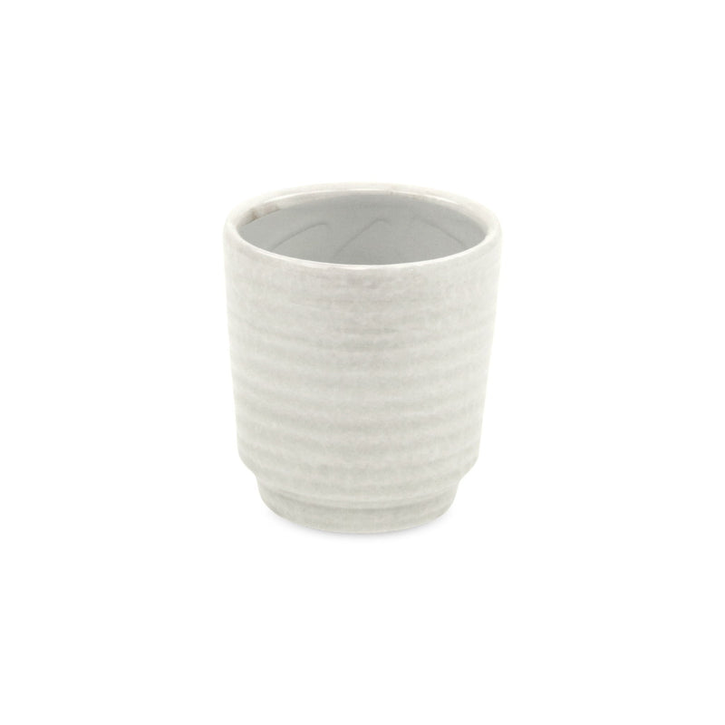 Round Pot Planter (487472) - White