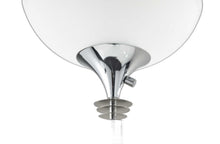 Load image into Gallery viewer, Modern Thick Pole Torchiere Floor Lamp - Silver
