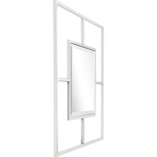 Load image into Gallery viewer, 32" Square Metal Framed Accent Mirror - Silver
