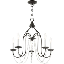 Load image into Gallery viewer, 23'' Five Light Dimmable Chandelier With Shades - Bronze
