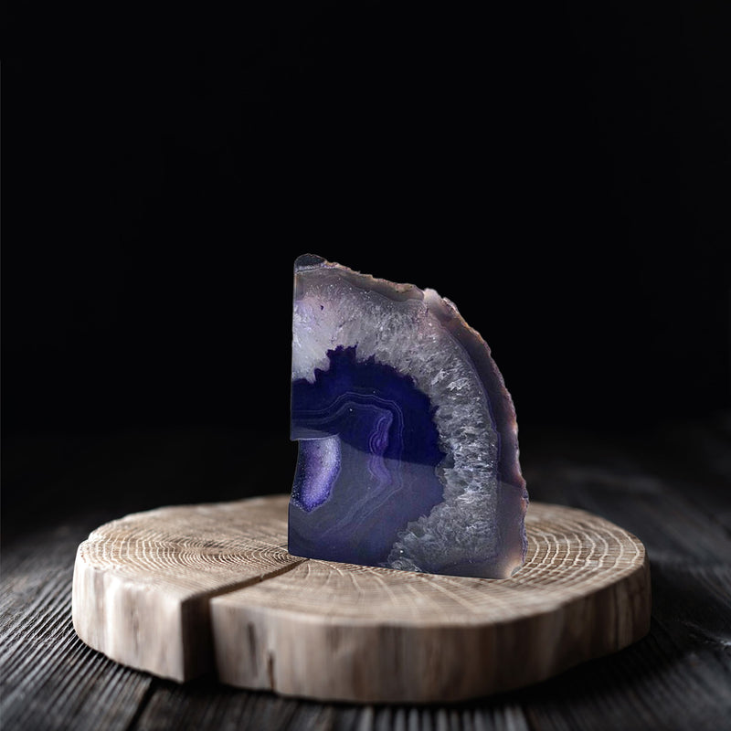 8 Glass Crystal - Purple