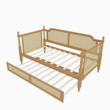 Load image into Gallery viewer, Traditional Style Daybed With Trundle
