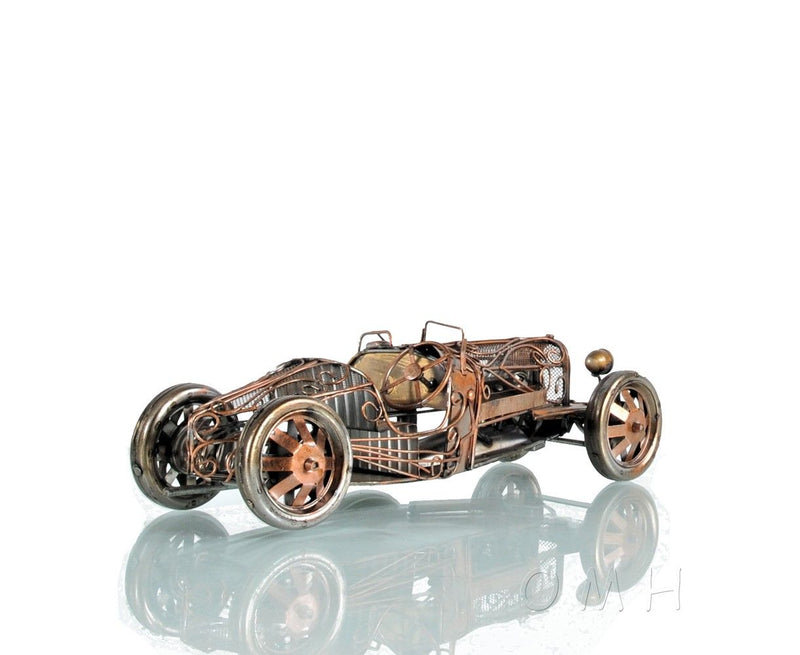 Metal Hand Painted Model Car - Silver