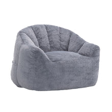 Load image into Gallery viewer, Beanbag Chair, Beanbag Sofa Chair With Armrests Stuffed High Density Foam
