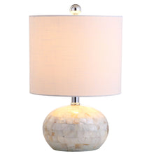 Load image into Gallery viewer, 16" Novelty Table Lamp LED With Globe Shade - White
