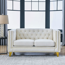 Load image into Gallery viewer, Upholstered Couch Sofa With Button Tufting For Living Room
