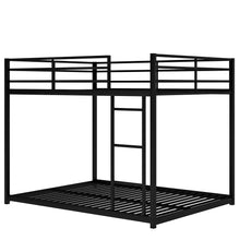 Load image into Gallery viewer, Metal Bunk Bed, Low Bunk Bed With Ladder
