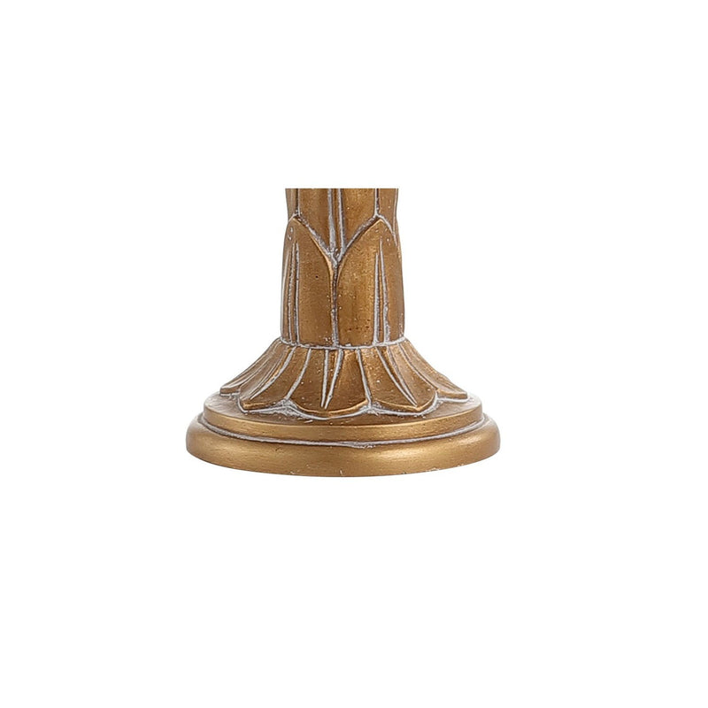 Table Lamp With Drum Shade - Gold