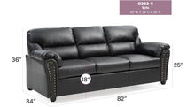 Load image into Gallery viewer, Olney - Sofa - Black
