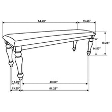 Load image into Gallery viewer, Kavita - Upholstered Dining Bench - Charcoal
