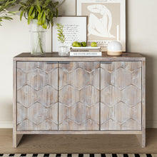 Load image into Gallery viewer, Accent Cabinet Farmhouse Style 4 Door Wooden Cabinet Sideboard Buffet Server Cabinet Storage Cabinet, For Living Room, Entryway, Hallway, Office, Kitchen And Dining Room
