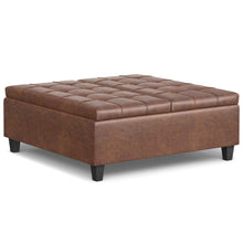 Load image into Gallery viewer, Harrison - Upholstered Coffee Table Storage Ottoman
