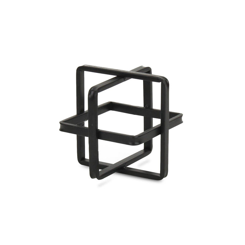 Metal Hand Painted Tabletop Sculpture - Black