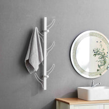 Load image into Gallery viewer, Vertical Eight Hook Coat Rack Wall Mount
