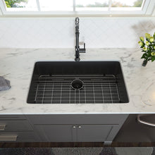 Load image into Gallery viewer, 28" Undermount Kitchen Sink 16 Gauge 10" Deep Single Bowl - Gunmetal Black
