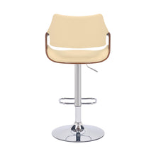 Load image into Gallery viewer, 45" Swivel Adjustable Height Bar Chair - Cream
