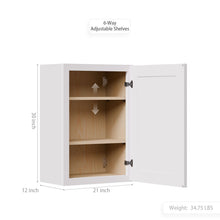 Load image into Gallery viewer, Shaker Cabinet With Soft-Close Door And Adjustable Shelves
