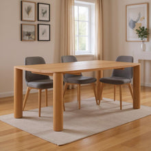 Load image into Gallery viewer, 79" Solid Wood Dining Table - Natural
