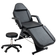 Load image into Gallery viewer, Massage Salon Tattoo Chair With Two Trays Esthetician Bed With Hydraulic Stool, Multi-Purpose 3-Section Facial Bed Table, Adjustable Beauty Barber Spa Beauty Equipment
