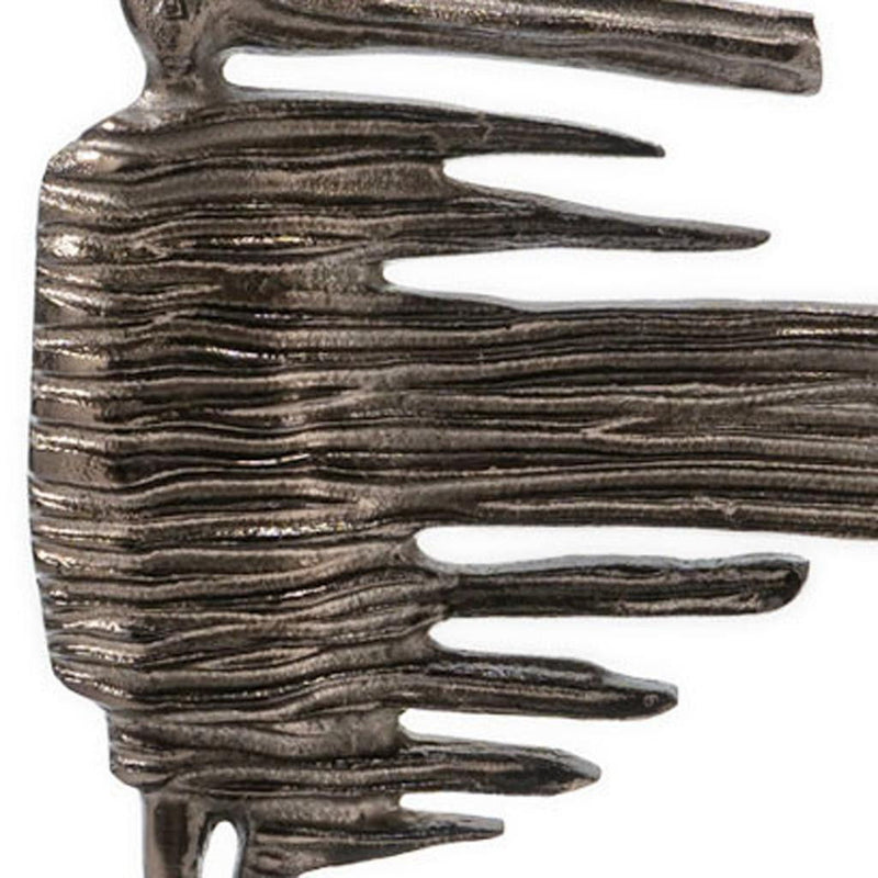 Blown Away Woman Tabletop Sculpture - Bronze