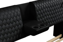 Load image into Gallery viewer, Zoya Smart Multifunctional King Size Bed Made with Wood in Black
