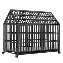 Load image into Gallery viewer, Heavy Duty Dog Crate Lockable Wheels
