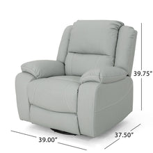 Load image into Gallery viewer, Stylish Wide Manual Swivel Standard Recliner
