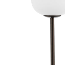 Load image into Gallery viewer, 12" Novelty USB Table Lamp With Globe Shade - Antiqued Bronze
