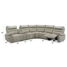 Load image into Gallery viewer, Jayke - Power Motion Sectional Sofa - Light Gray
