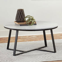 Load image into Gallery viewer, Donovan - Coffee Table With Round Top - White
