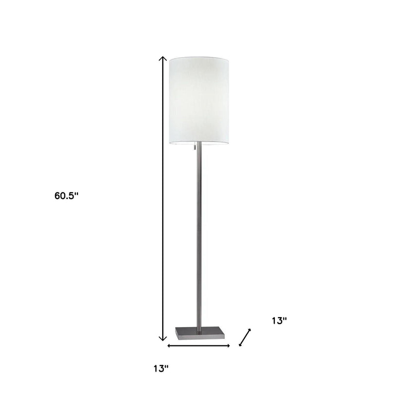 Floor Lamp Classic Silhouette - Silver
