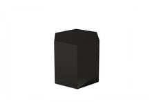 Load image into Gallery viewer, 13" High Gloss Manufactured Wood Hexagon End Table - Black
